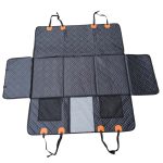 Black pet car seat cover
