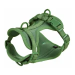 Adjustable Oxford Dog Harness - Army Green
