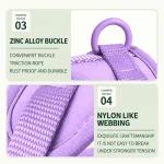 Dog Harness Attachment Ring and Webbing Details