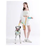 Hands-Free Rope Dog Leash - Waist-Worn Yellow Leash
