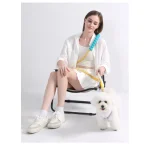 Hands-Free Rope Dog Leash - Crossbody Yellow Leash
